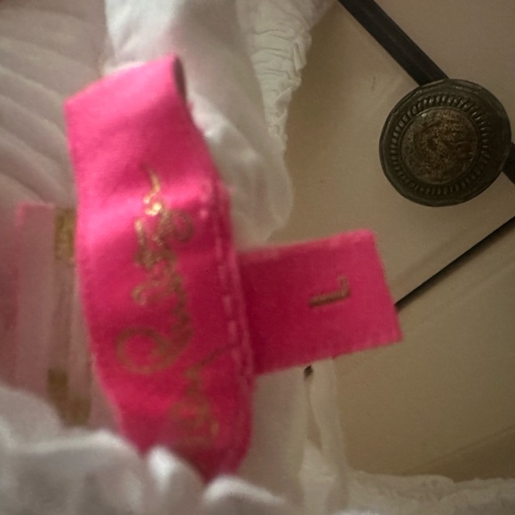 Lilly Pulitzer White Off-Shoulder Mini Dress - Picture 4 of 4